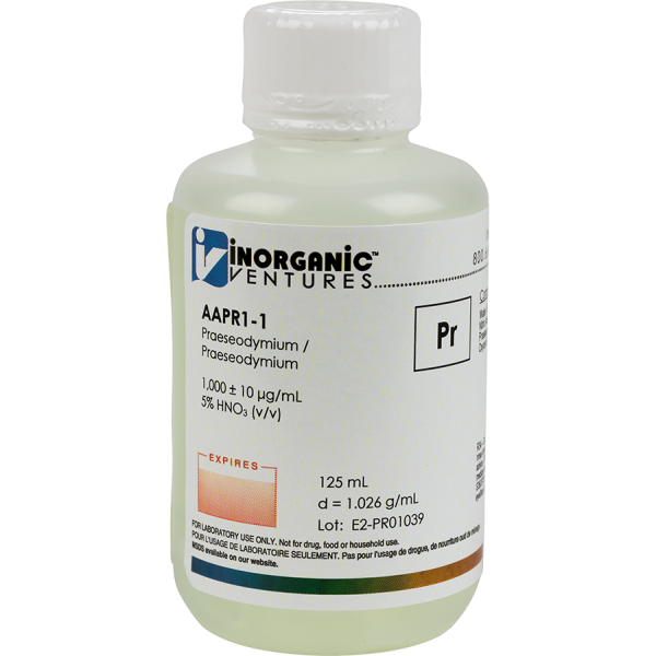 1000ug/mL PRASEODYMIUM 125mL for AA