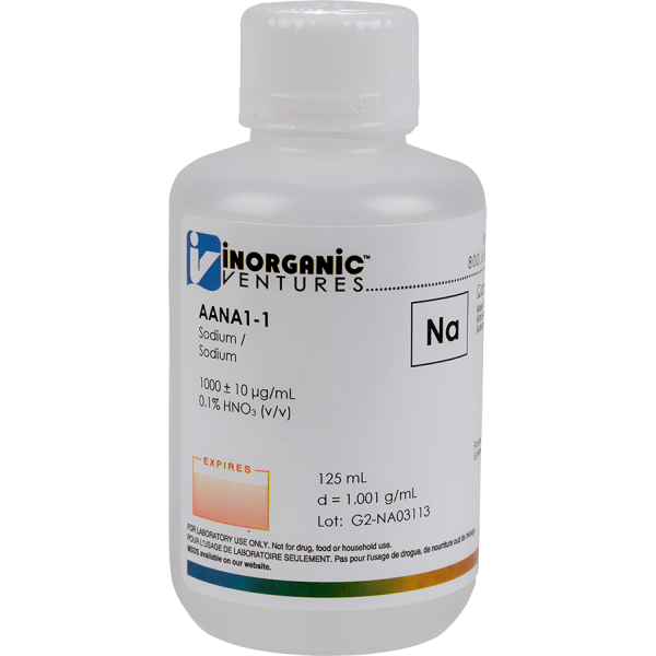 1000ug/mL SODIUM 125mL for AA