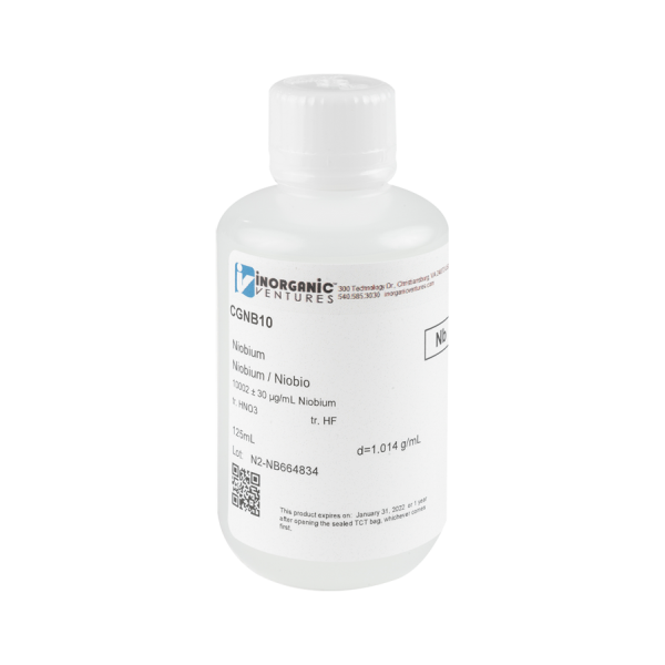 10,000ug/mL NIOBIUM 125mL