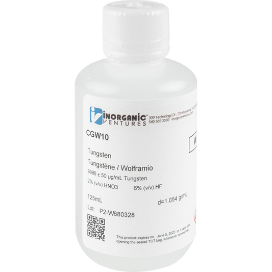 10,000ug/mL TUNGSTEN 125mL