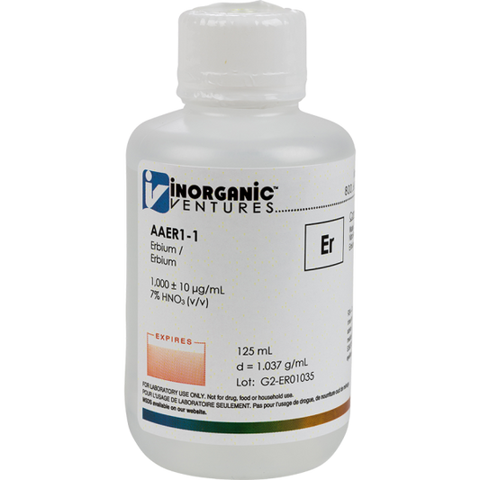 1000ug/mL ERBIUM 125mL for AA