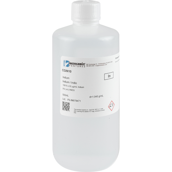 10,000ug/mL INDIUM 500mL
