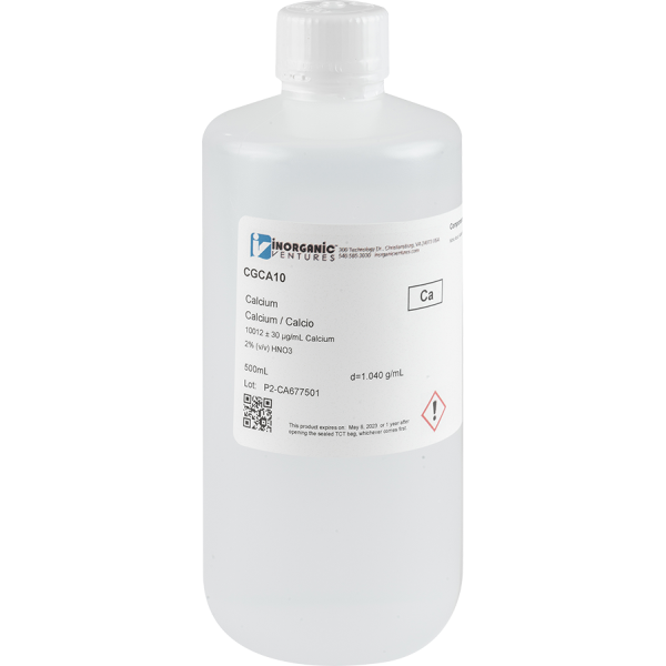 10,000ug/mL CALCIUM 500mL