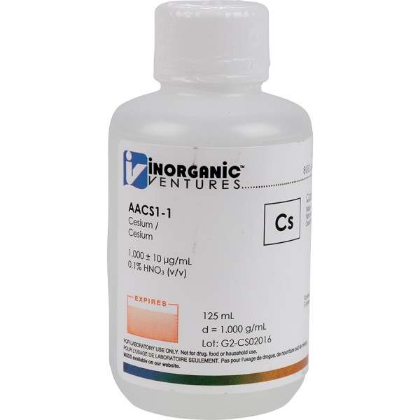 1000ug/mL CESIUM 125mL for AA