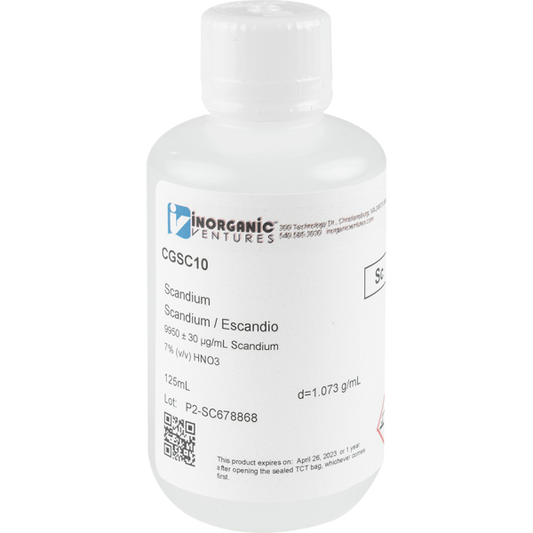 10,000ug/mL SCANDIUM 125mL