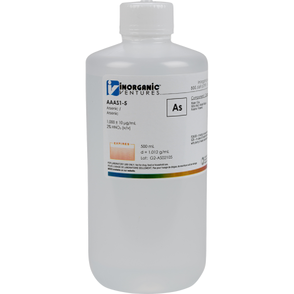 1000ug/mL ARSENIC 500mL for AA