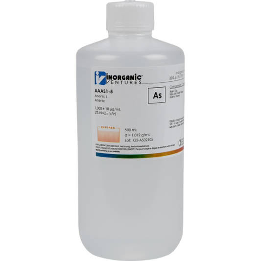 1000ug/mL ARSENIC 500mL for AA