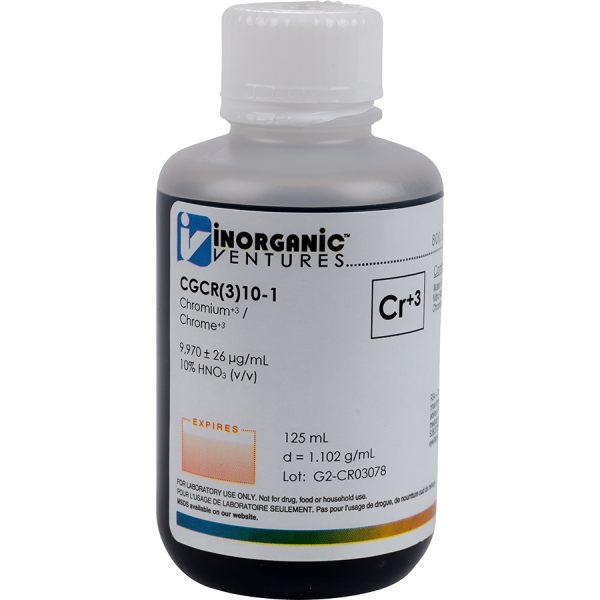 10,000ug/mL CHROMIUM(+3) 125mL