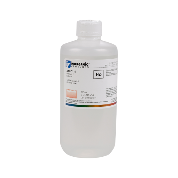 1000ug/mL HOLMIUM 500mL for AA