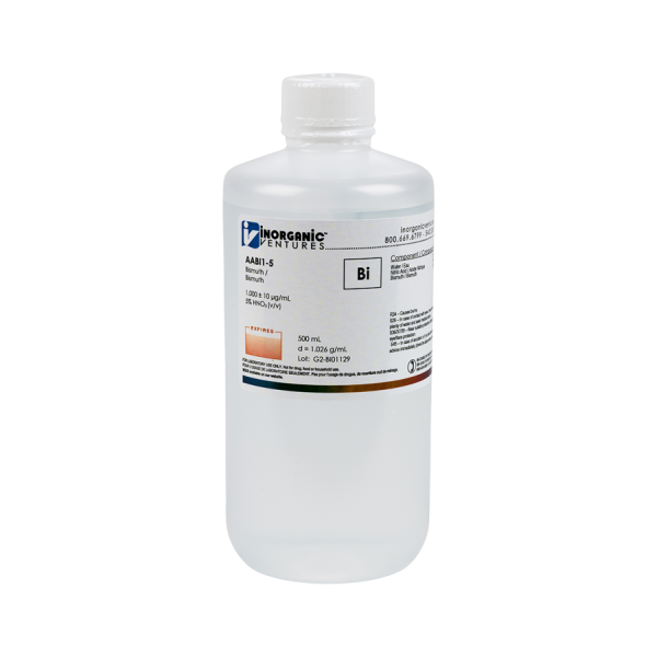 1000ug/mL BISMUTH 500mL for AA