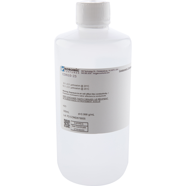 10uS/cm CONDUCTIVITY, 500mL