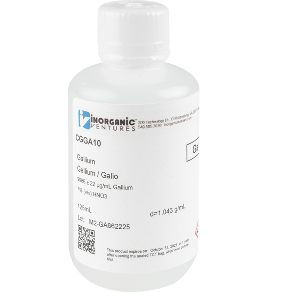 10,000ug/mL GALLIUM 125mL