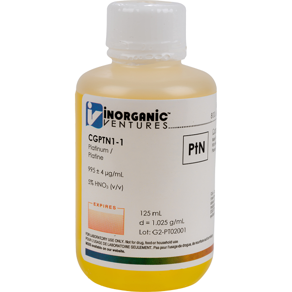 1000ug/mL PLATINUM HNO3 125mL