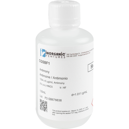 1000ug/mL ANTIMONY HF 125mL