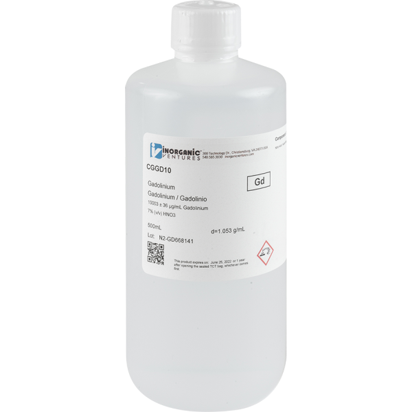 10,000ug/mL GADOLINIUM 500mL