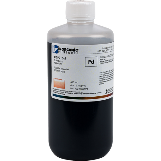 10,000ug/mL PALLADIUM 500mL