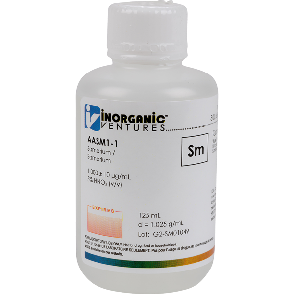 1000ug/mL SAMARIUM 125mL for AA