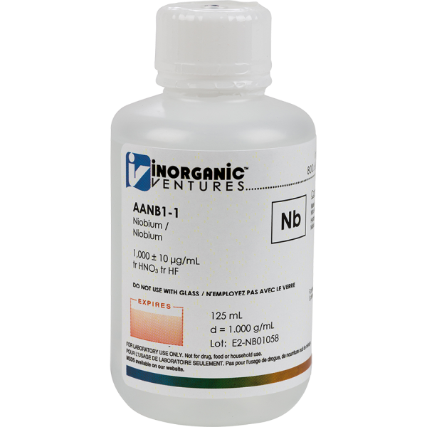 1000ug/mL NIOBIUM 125mL for AA