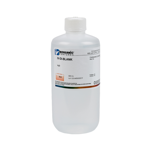 DEIONIZED WATER BLANK 500mL