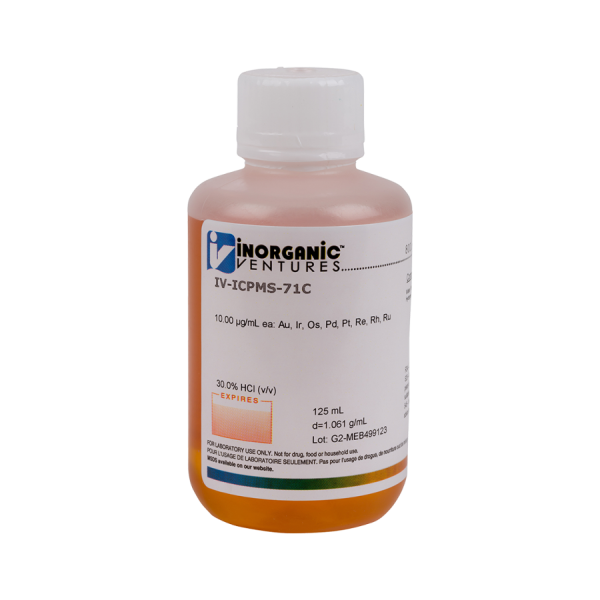 ICP-MS PRECIOUS MTLS STD,125mL