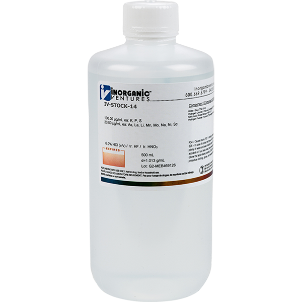 ICP WAVELENGTH CAL STD 2 500mL