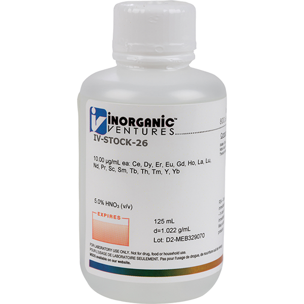 ICP CALIBRATION STD 26, 125mL