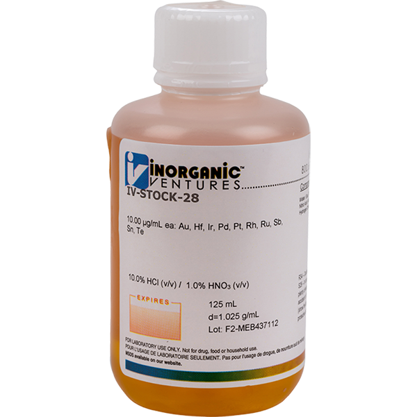 ICP-MS CALIBRATION STD 28, 125mL