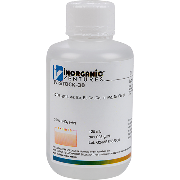 ICP-MS CALIBRATION STD 30, 125mL