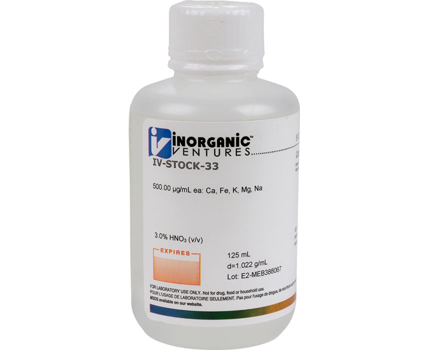 ICP-MS CALIBRATION STD 33, 125mL