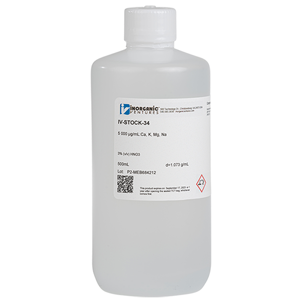 ICP CALIBRATION STD 34, 500mL