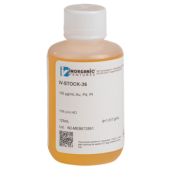 ICP CALIBRATION STD 36, 125mL