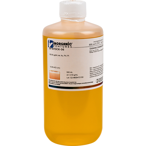 ICP CALIBRATION STD 36, 500mL