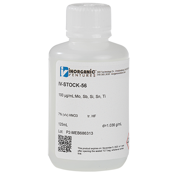 ICP-MS CALIBRATION STD 56, 125ML
