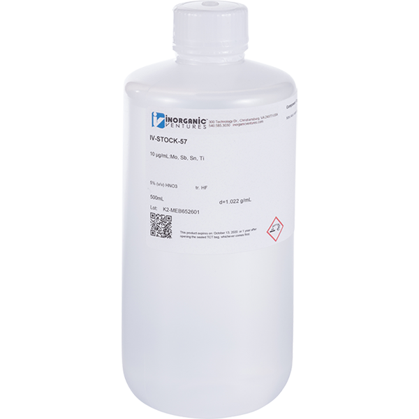 ICP-MS CALIBRATION STD 57, 500mL
