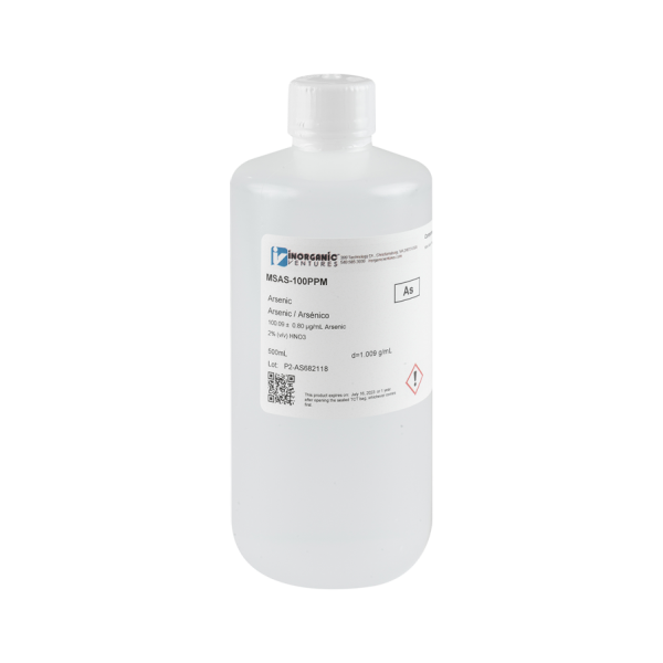 100ug/mL ARSENIC 500mL