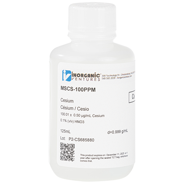 100 ppm Cesium for ICP-MS