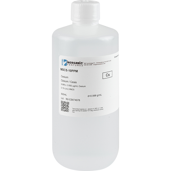 10 ppm Cesium for ICP-MS