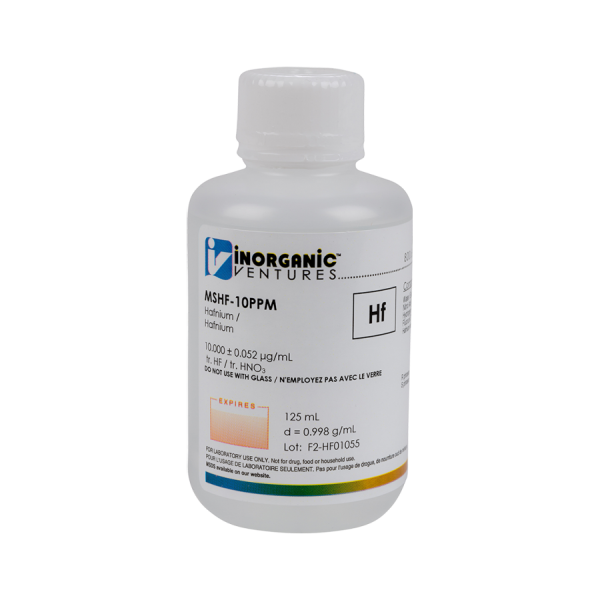 10ug/mL HAFNIUM 125mL