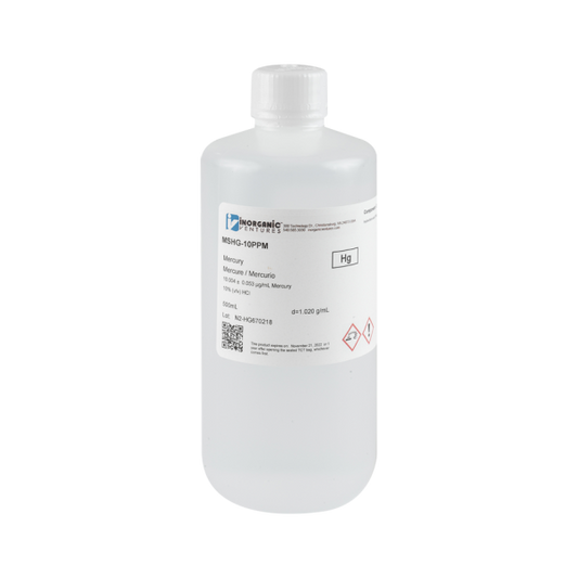10ug/mL MERCURY HCl 500mL