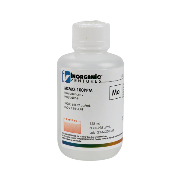 100ug/mL MOLYBDENUM 125mL