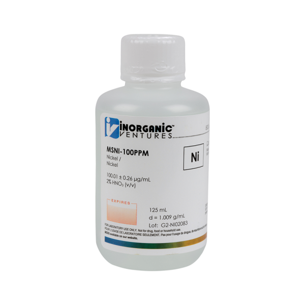 100ug/mL NICKEL 125mL