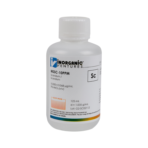 10ug/mL SCANDIUM 125mL