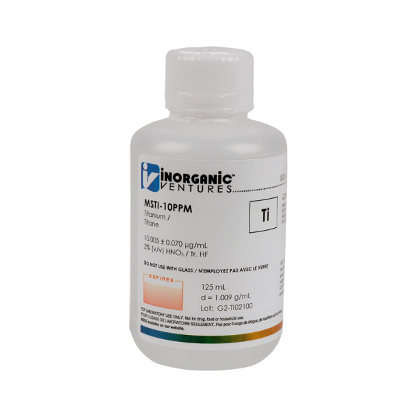 10ug/mL TITANIUM 125mL
