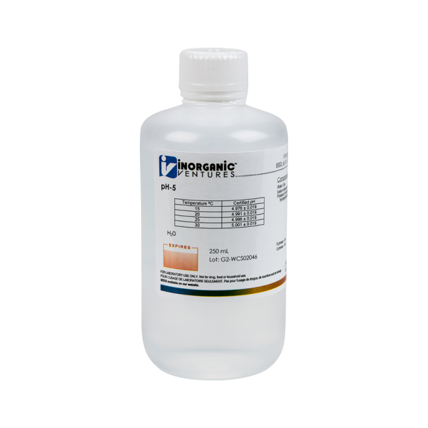 pH 5 CALIBRATION STD, 250mL