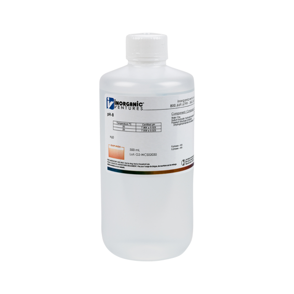 pH 8 CALIBRATION STD, 500mL