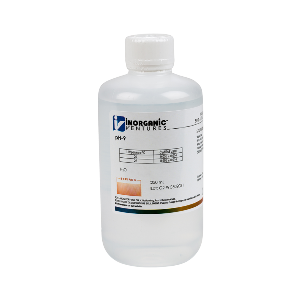 pH 9 CALIBRATION STD, 250mL