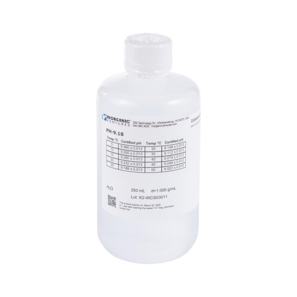 pH 9.18 CALIBRATION STD, 250mL