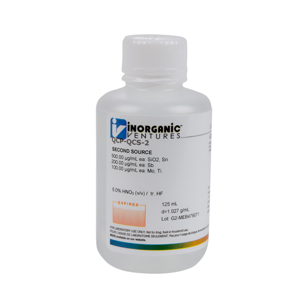 200.7WW QC STANDARD #2, 125mL