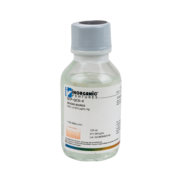 200.8 QC STANDARD Hg, 125mL