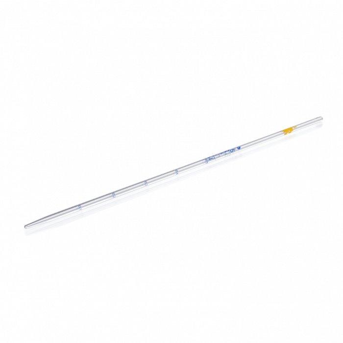 Measuring Pipette, from soda-lime glass, Class AS, Type 2, print blue, 50 mL